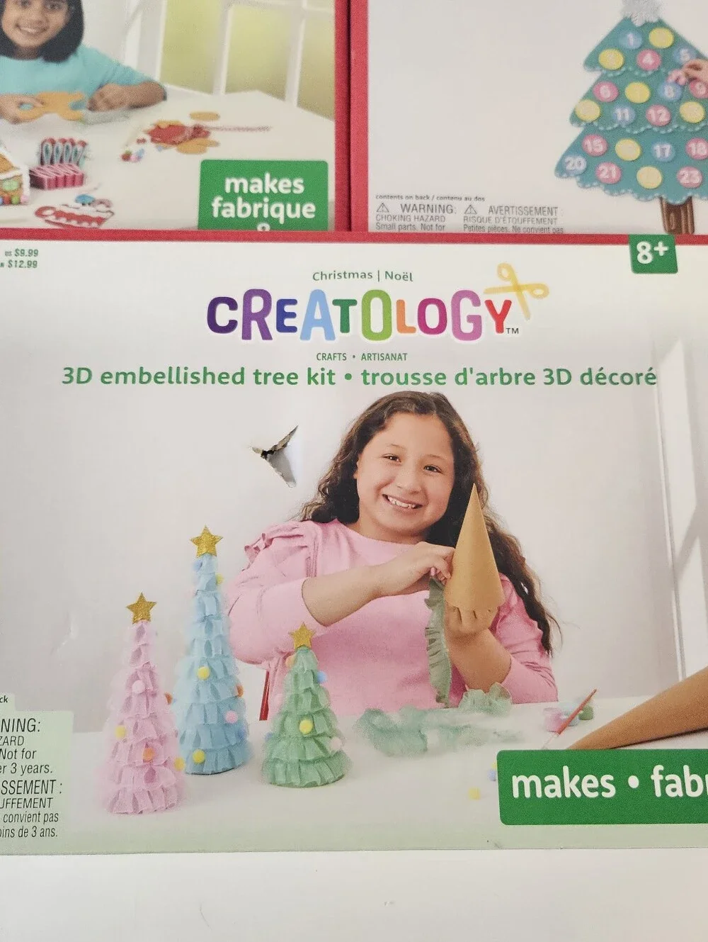 NEW Christmas Holiday Kids Crafts Felt Tree Gingerbread Houses